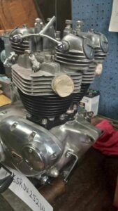 vintage motorcycle engine