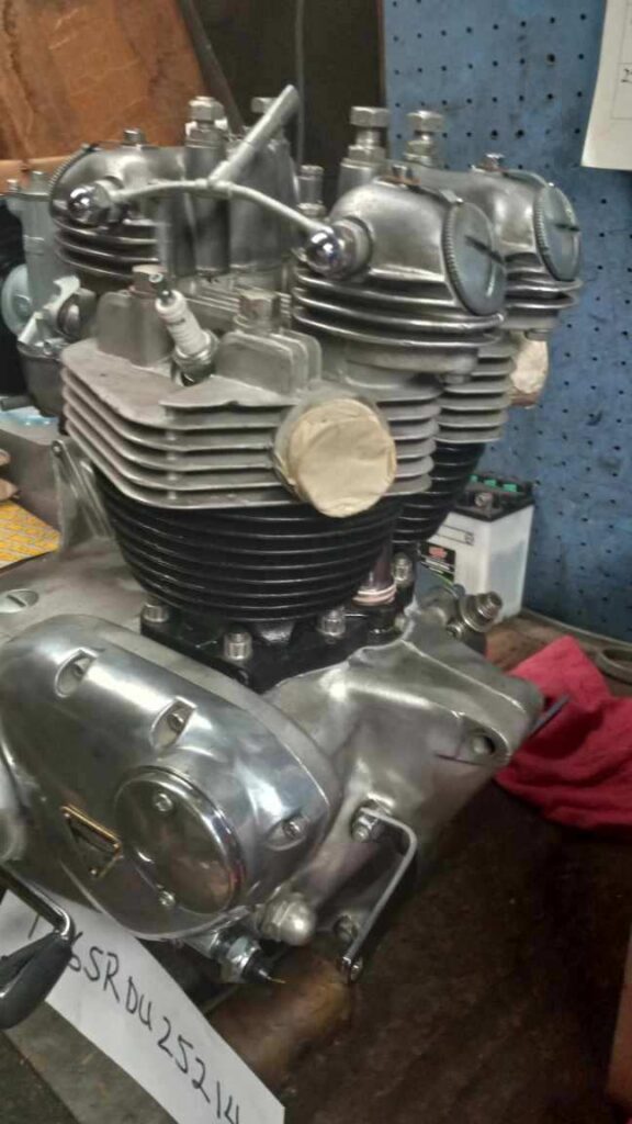 vintage motorcycle engine